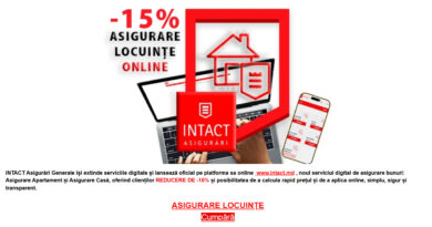 INTACT Asigurări Generale lansează asigurarea ONLINE pentru apartamente și case în Moldova