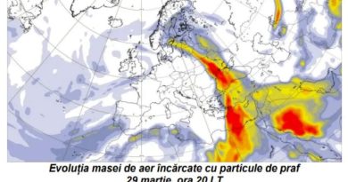 На Молдову надвигается облако пыли из пустыни Сахара